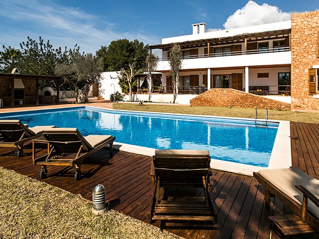 luxury rental villa in south Ibiza