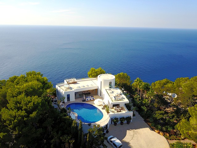 Luxury villa with sea view in Ibiza