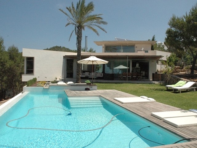 High quality villa for rent with sea and mountain views in San Antonio, Ibiza