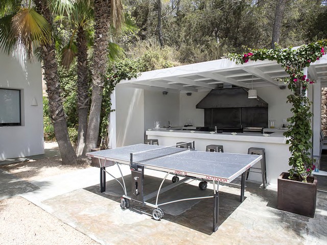 ibiza villa with table tennis